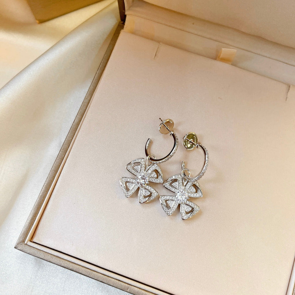 18K BVLGARI BV Fiorever Earrings