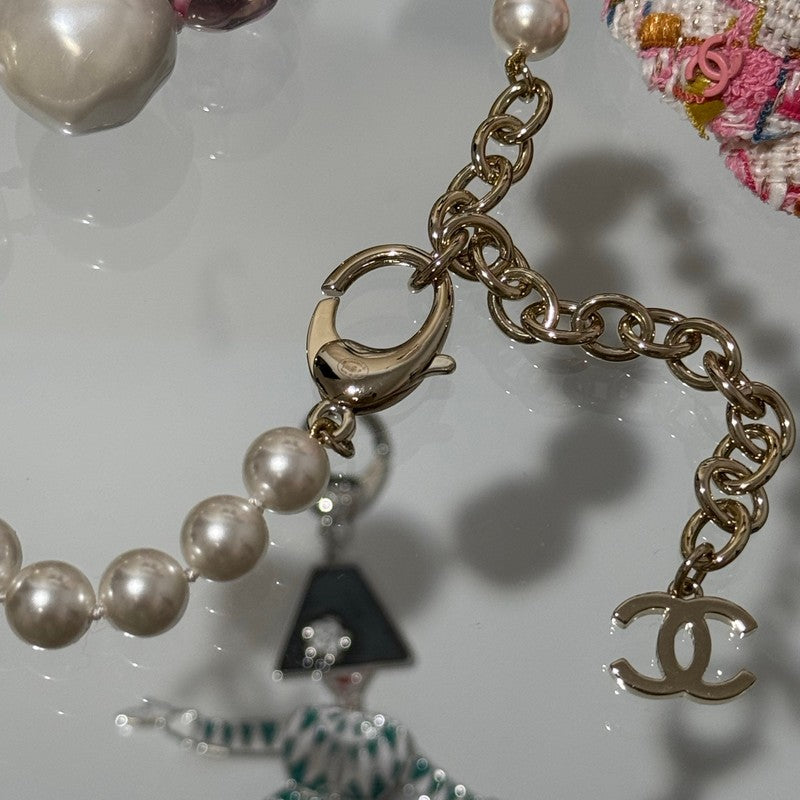 18K Chanel Color Crystal Choker Necklace