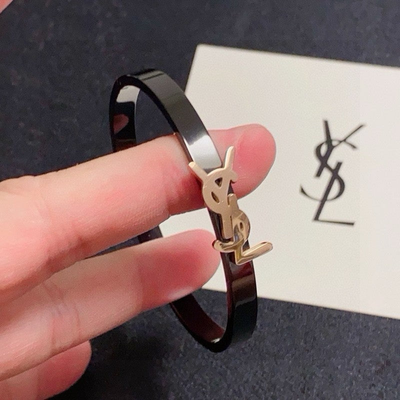 18K YSL Black Gold Bracelet