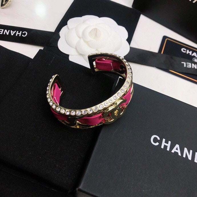 18K Chanel Red Cuff Bracelet