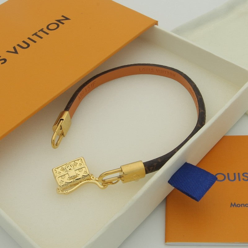 18K Louis Vuitton Dauphine Charm Bracelet