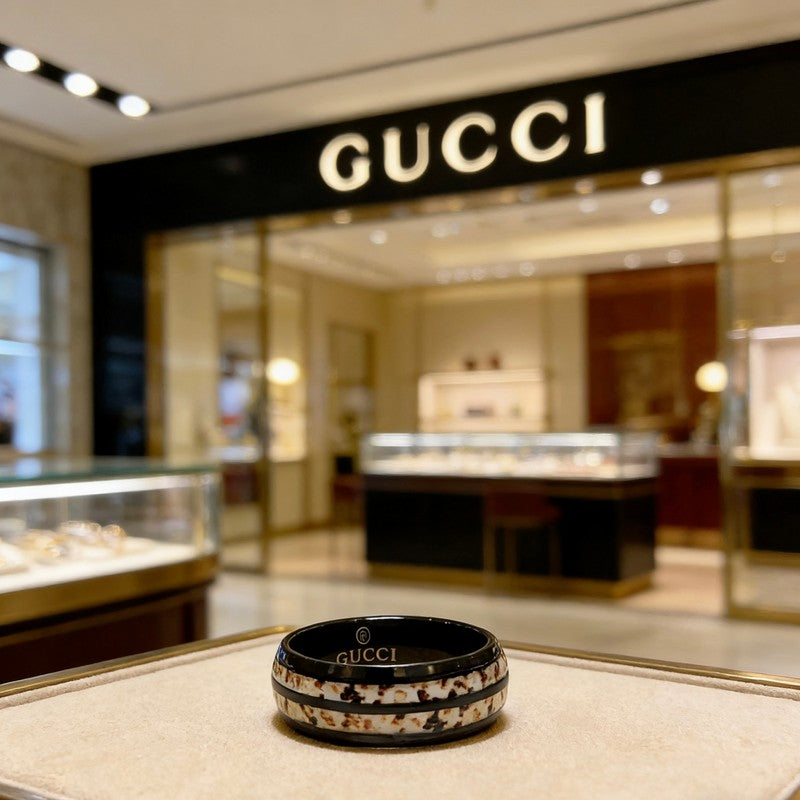 18K Gucci Anger Forest Black Color Ring