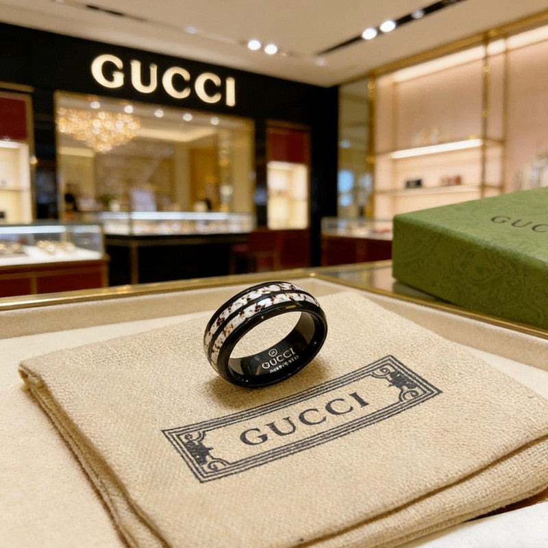 18K Gucci Anger Forest Black Color Ring
