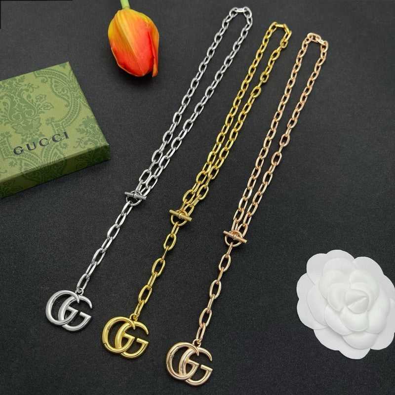 18K Gucci Big Gold Chain Necklace