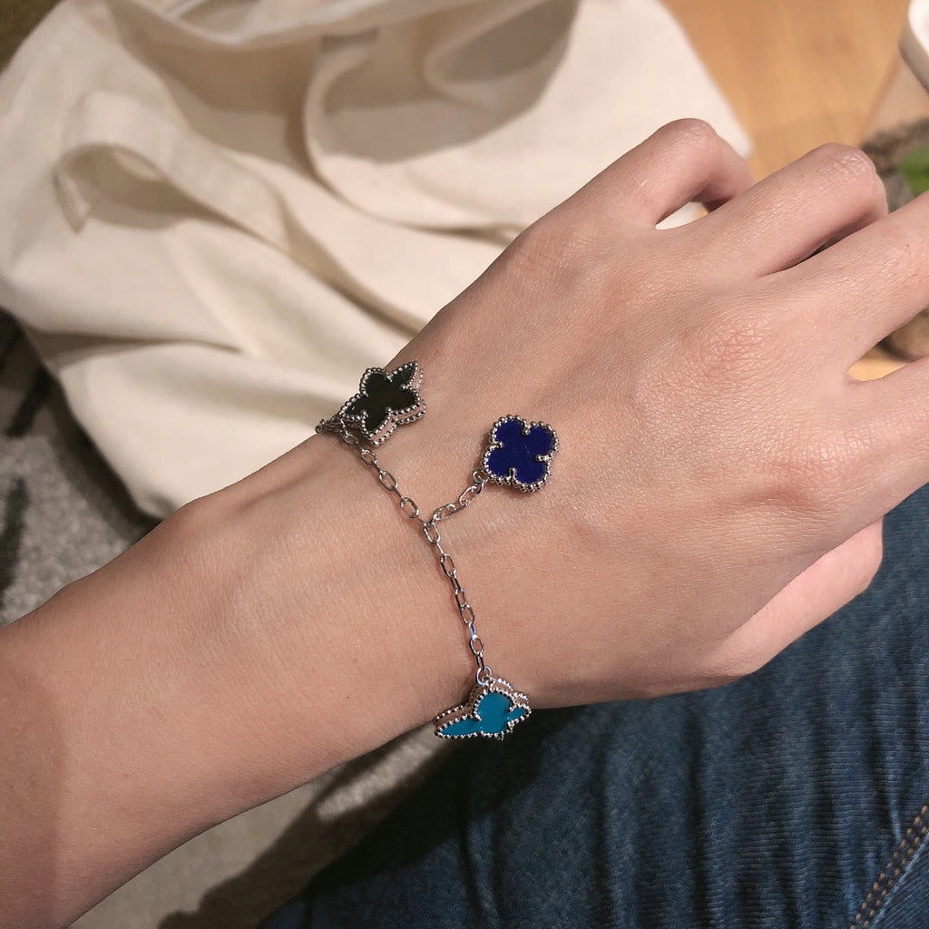 18K Van Cleef & Arpels Sweet Alhambra Four Motifs Bracelet