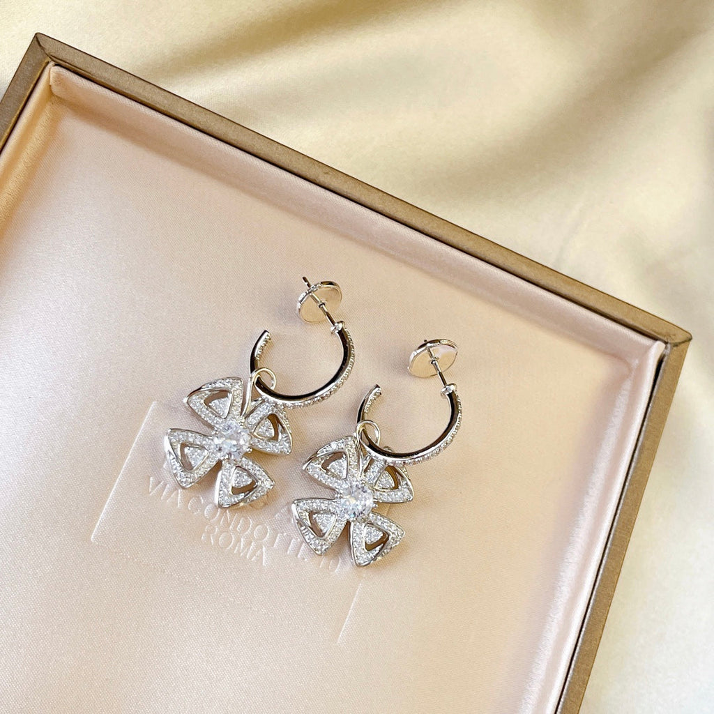18K BVLGARI BV Fiorever Earrings