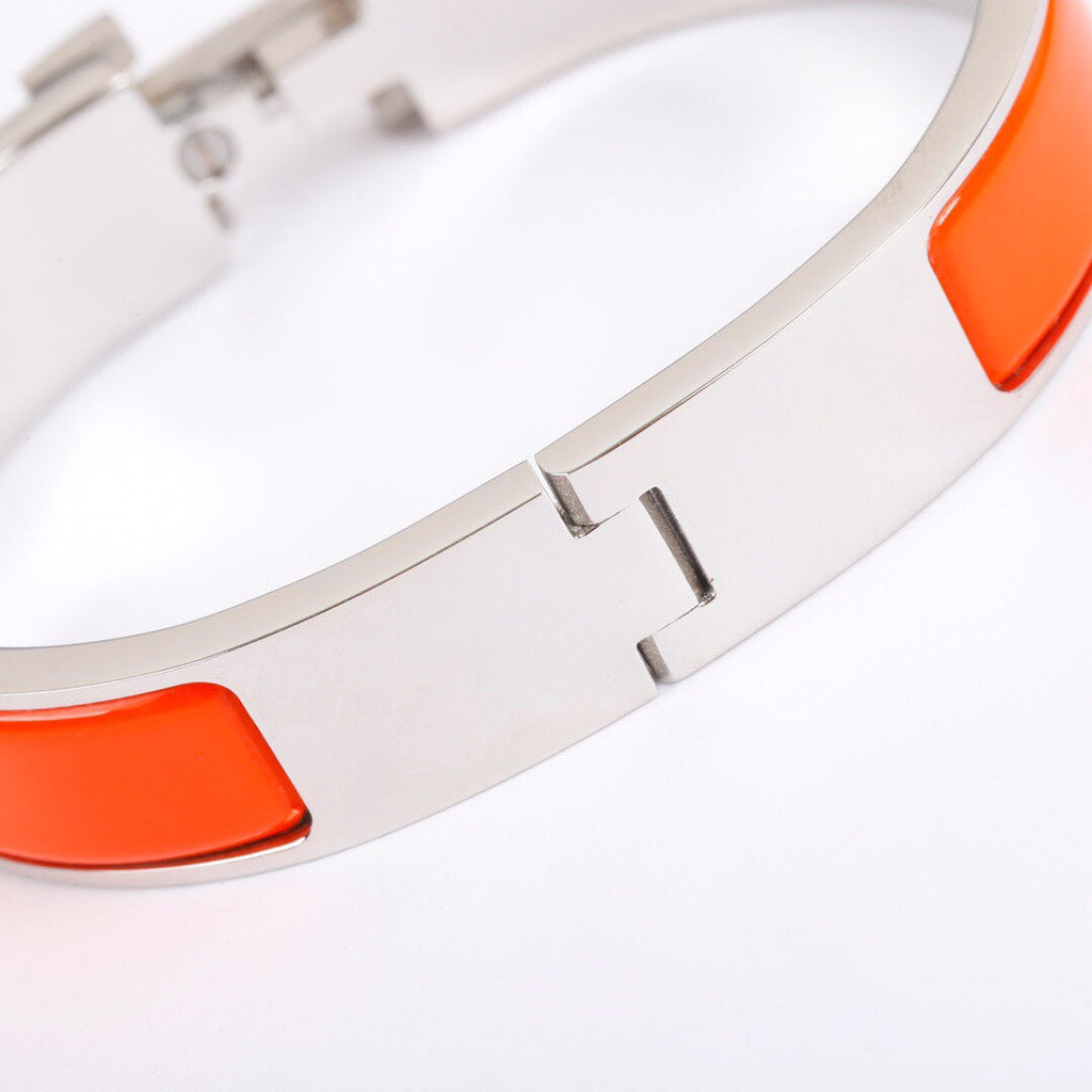 18K Clic Hermes Orange Bracelet