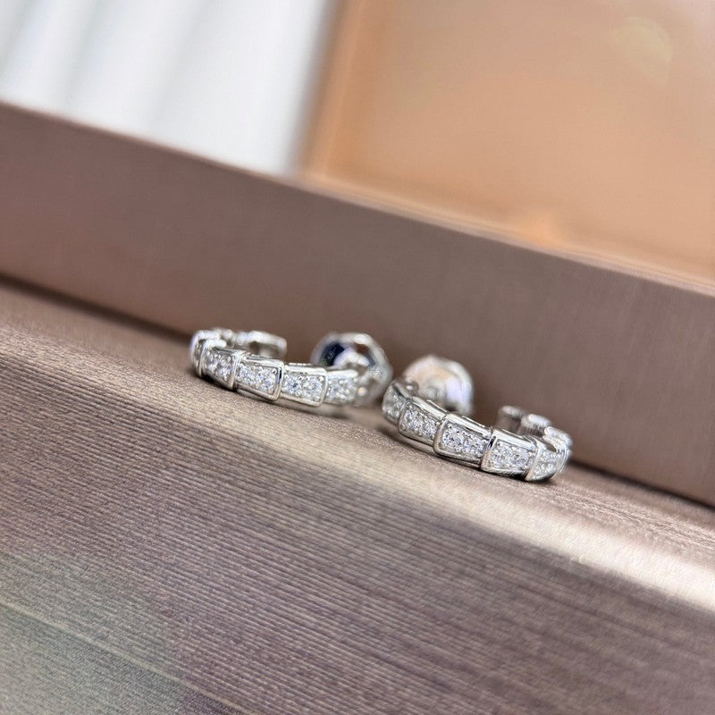 18K BVLGARI BV Serpenti Earrings