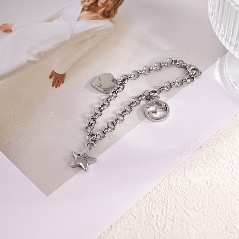 18K Gucci Star Bracelet