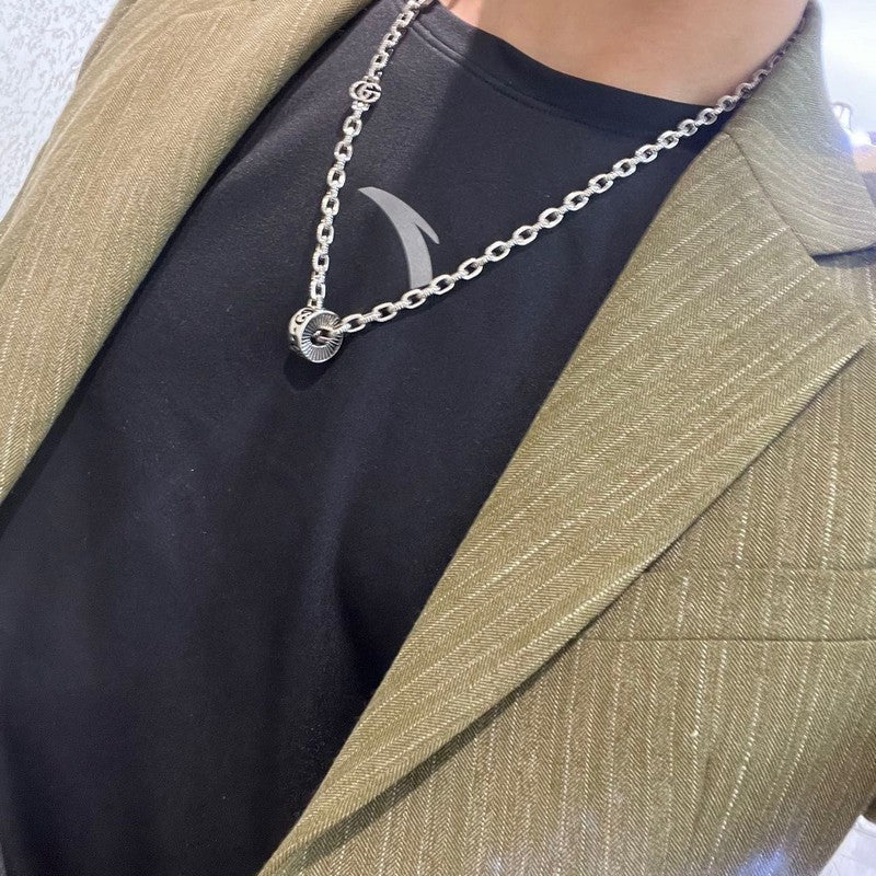 Gucci Circle Pendant Necklaces