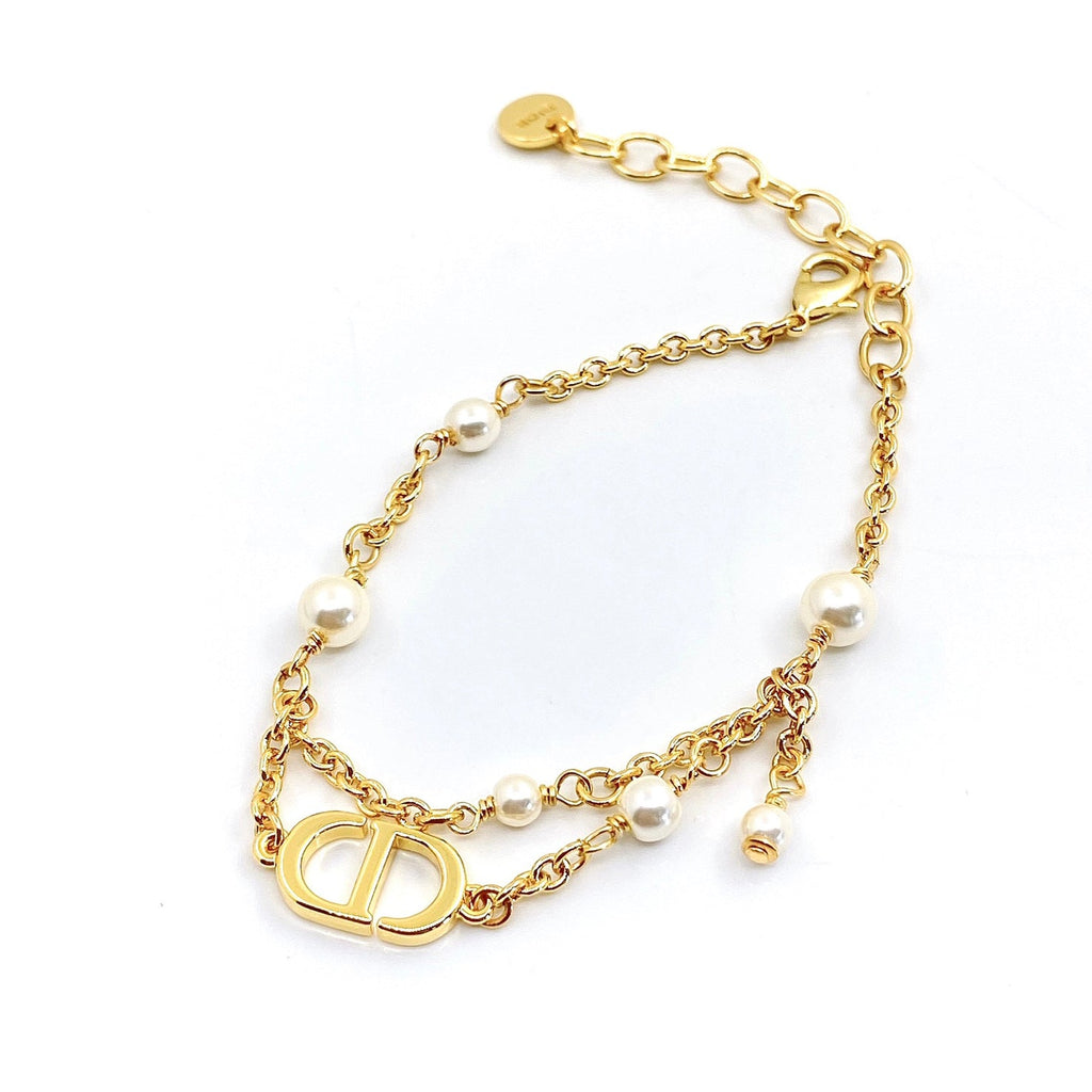 18K Dior Pearl Bracelet