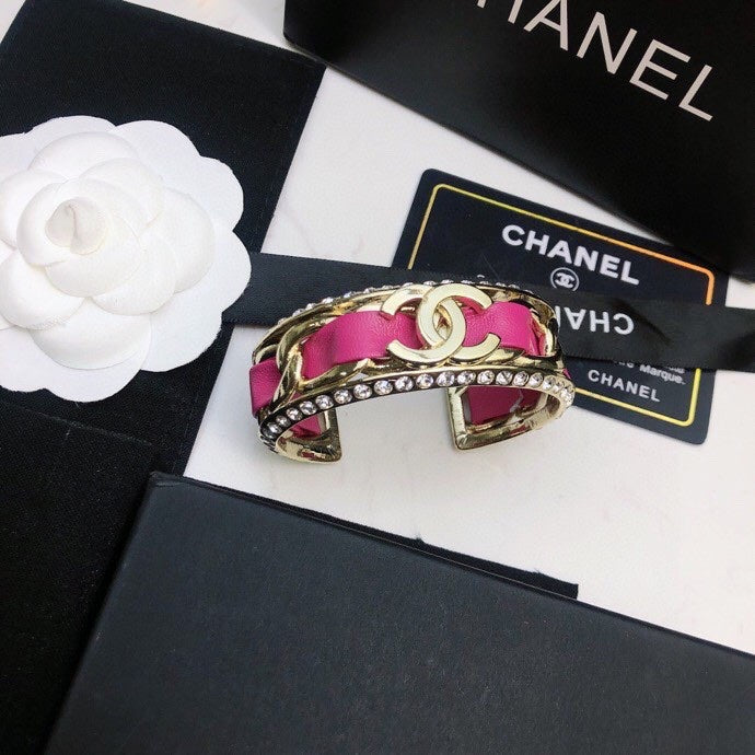 18K Chanel Red Cuff Bracelet