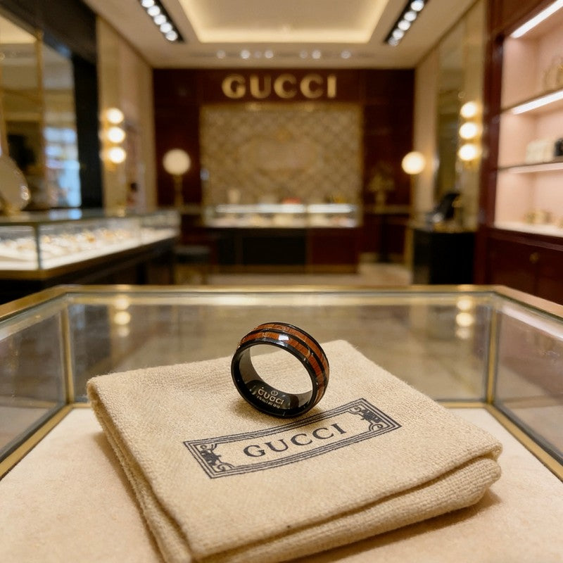 18K Gucci Anger Forest Black Ring