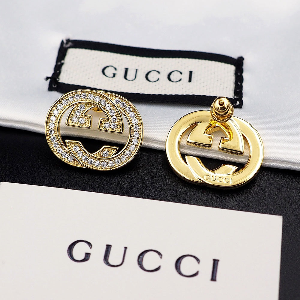 18K Gucci Diamonds Earrings