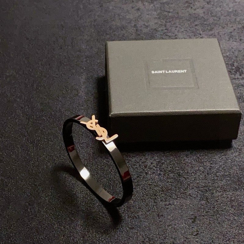 18K YSL Black Gold Bracelet