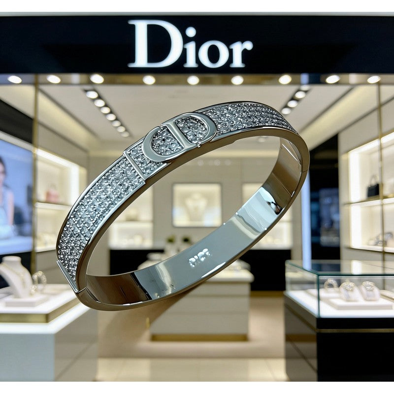 18K Dior Diamond Gold Bracelet