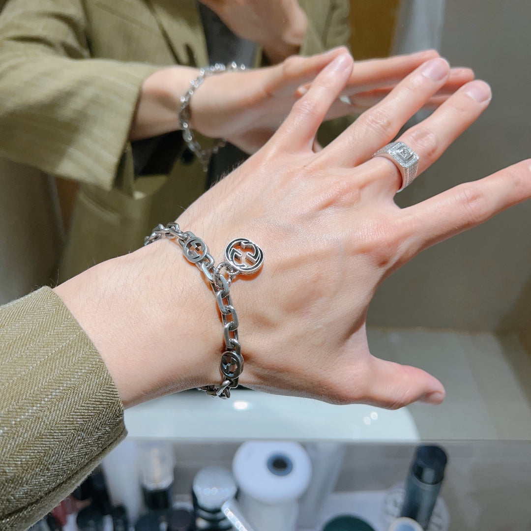 Gucci Interlocking G Pendant Bracelet