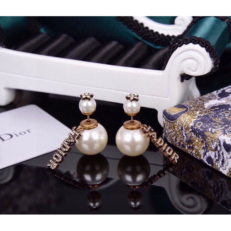 18K Dior J'Adior Pearl Earrings