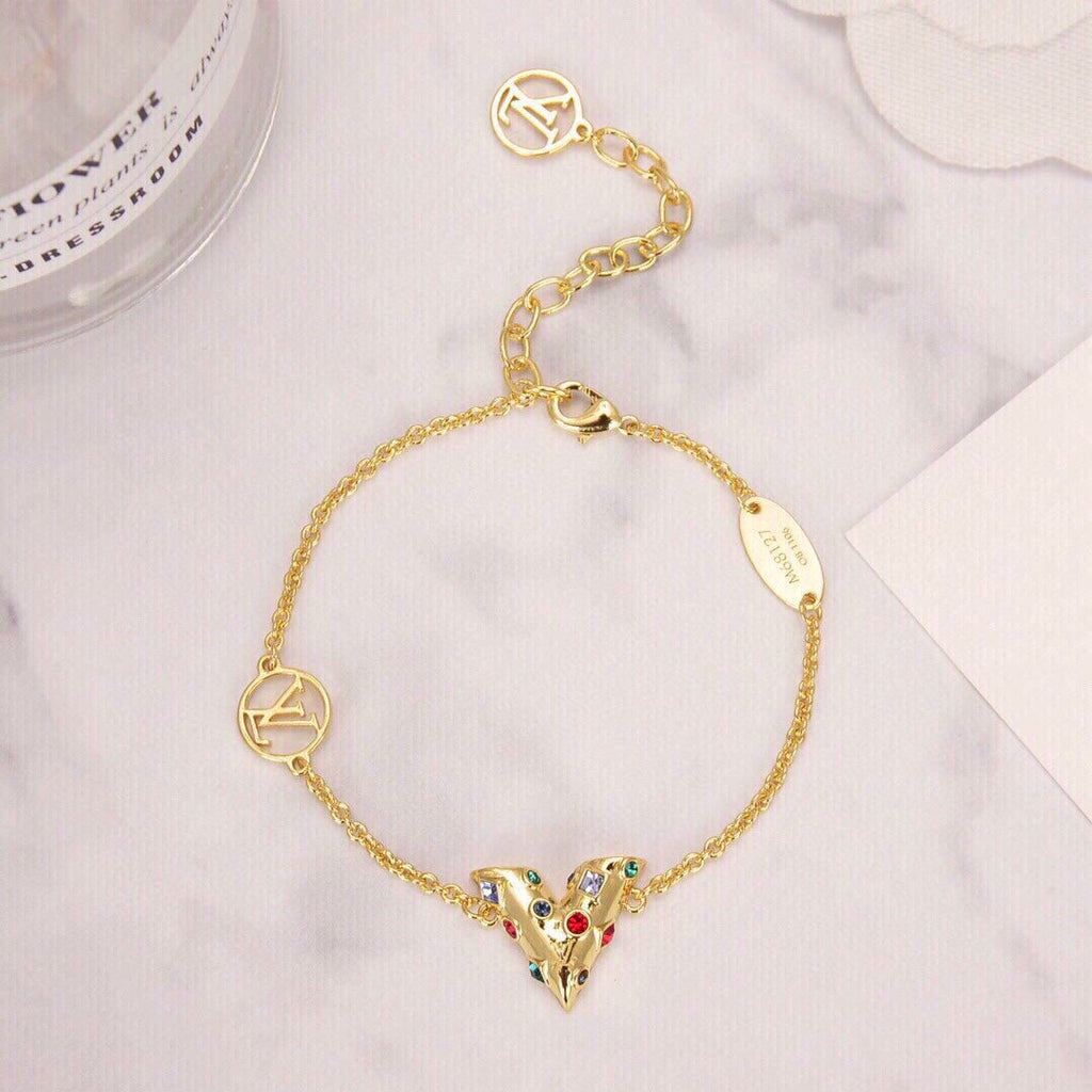 18K Louis Vuitton Essential V Plan隆搂隆搂te Bracelet