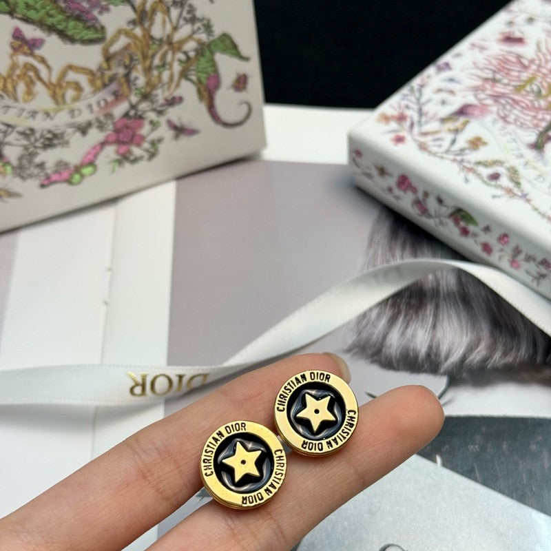 18K Dior Night Code Earrings