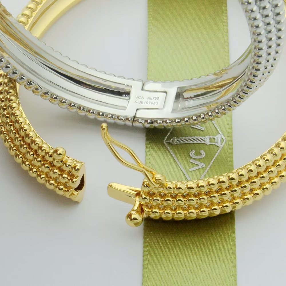 18K Van Cleef & Arpels Perlee Pearls Five Rows Bracelet