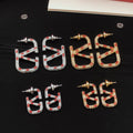 18K Valentino Vlogo Red Crystal Earrings