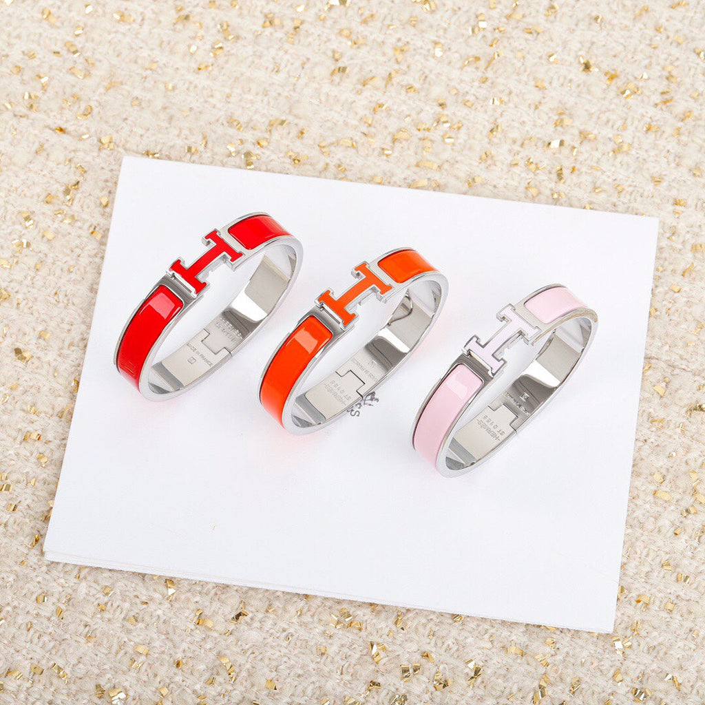 18K Clic Hermes Red Bracelet