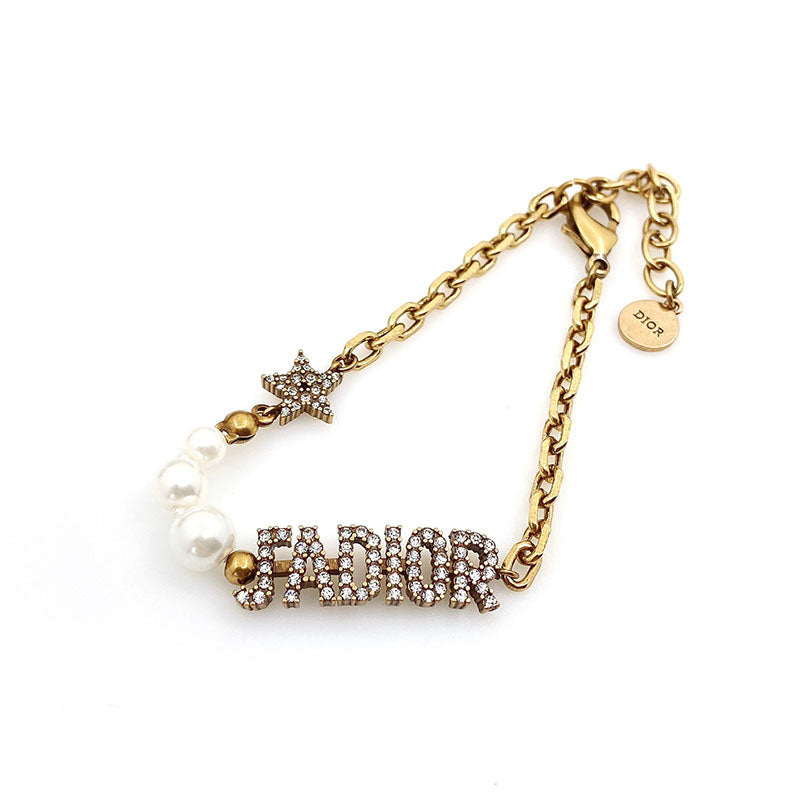 18K Dior Pearl & Crystal J'Adior Bracelet